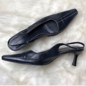 Karen Scott Navy Majestic Sling Back Heels